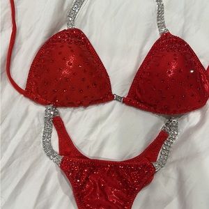 Red NPC bikini